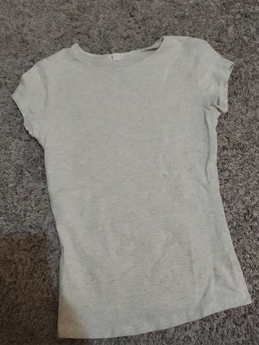Gray Fitted T-shirt